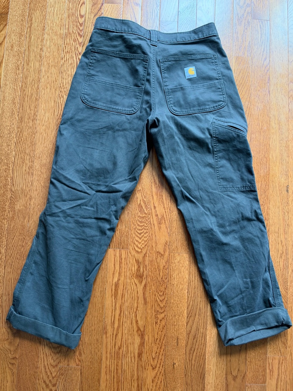 Carhartt Men's Charcoal Work Cargo Pants with Utility Pocket